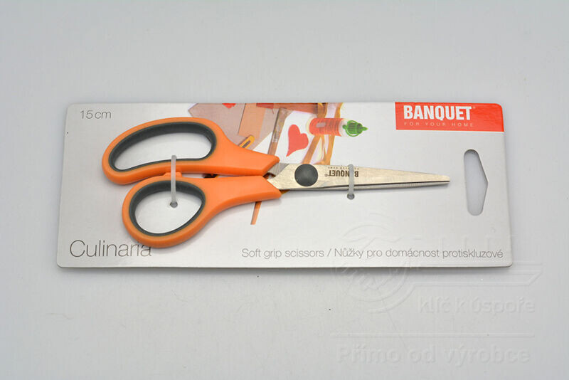 BANQUET Protiskluzové nůžky pro domácnost 15 cm